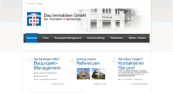Desktop Screenshot of dau-immobilien.de