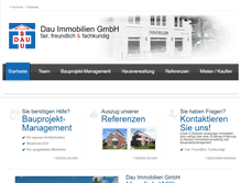 Tablet Screenshot of dau-immobilien.de